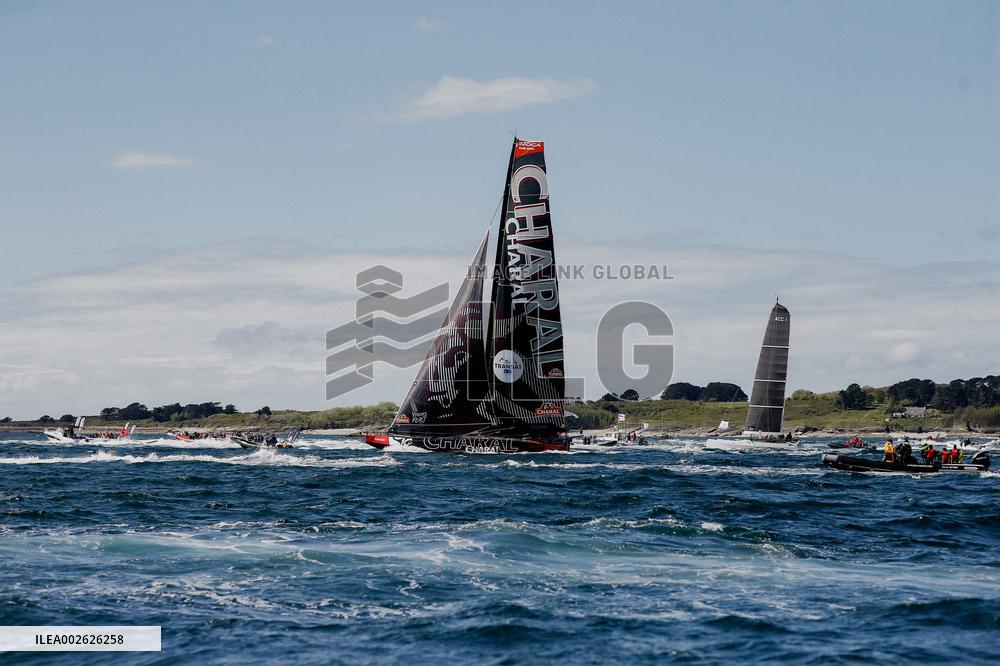 The Transat CIC's Start From Lorient Towards New York