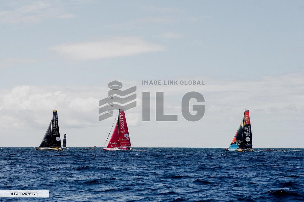 The Transat CIC's Start From Lorient Towards New York