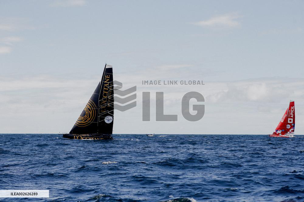 The Transat CIC's Start From Lorient Towards New York