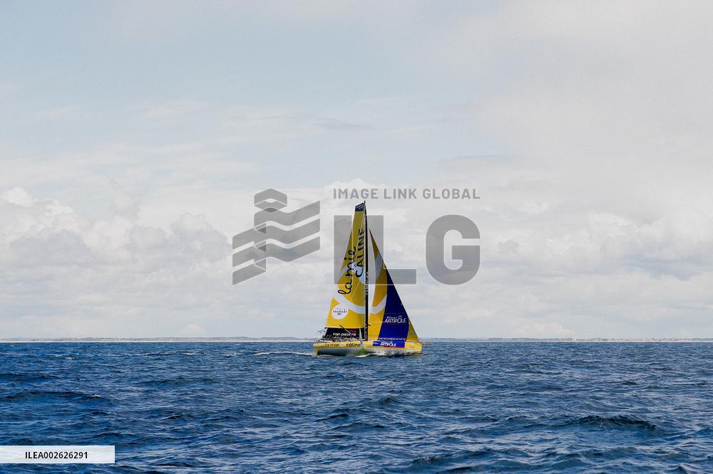 The Transat CIC's Start From Lorient Towards New York