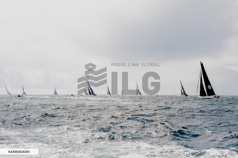 The Transat CIC's Start From Lorient Towards New York