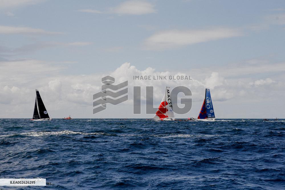 The Transat CIC's Start From Lorient Towards New York