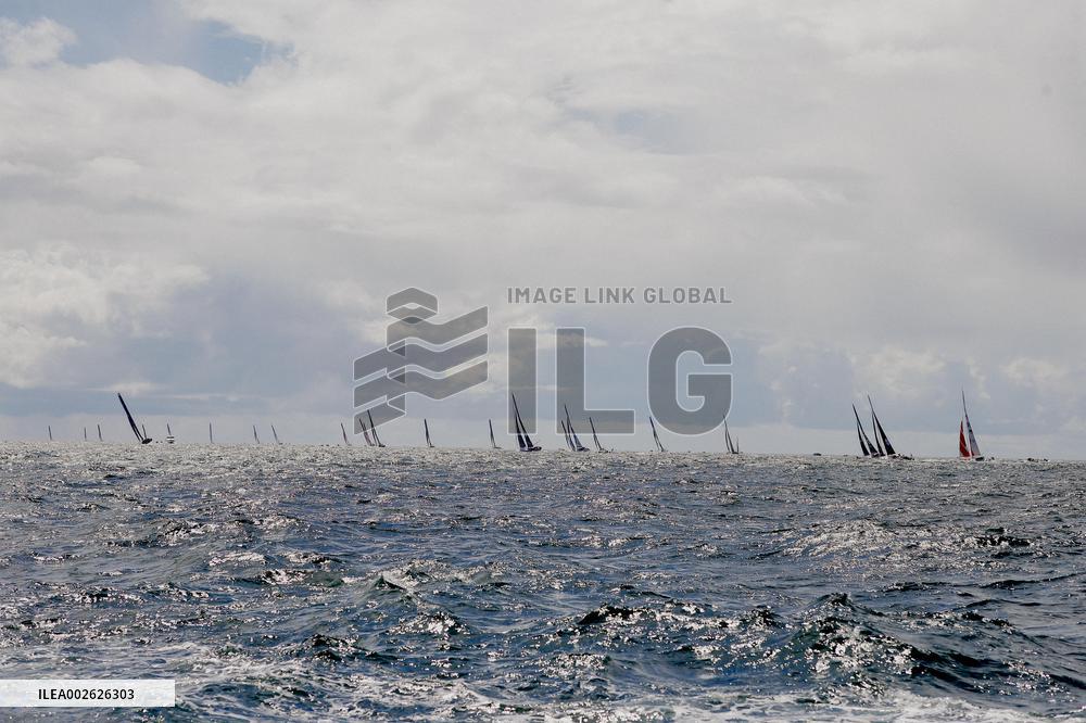 The Transat CIC's Start From Lorient Towards New York