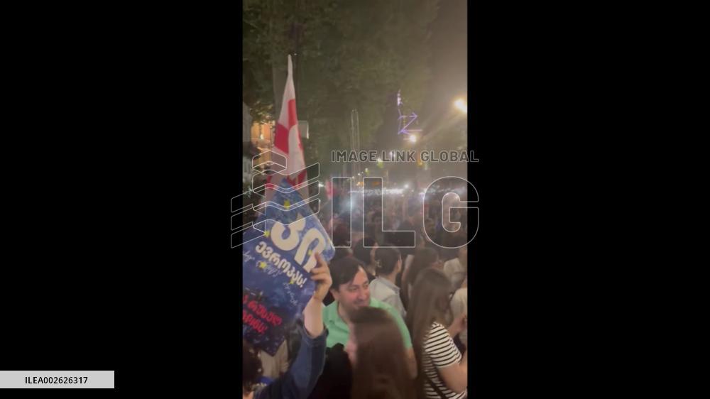 Georgia: Thousands Join “March For Europe” Rally Against Foreign Agent Bill In Tbilisi