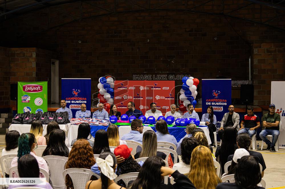 Bimbo Presents 'Campeonas de Suenos' - Dream Champions Program in Medellin