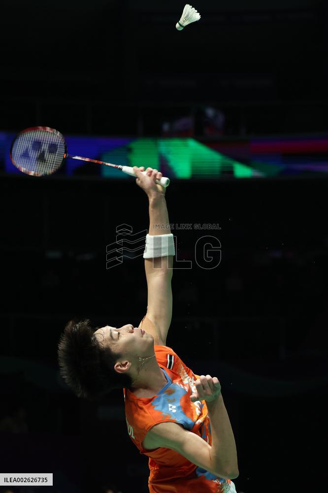(SP)CHINA-CHENGDU-BADMINTON-THOMAS CUP-IINDONESIA VS THAILAND(CN)