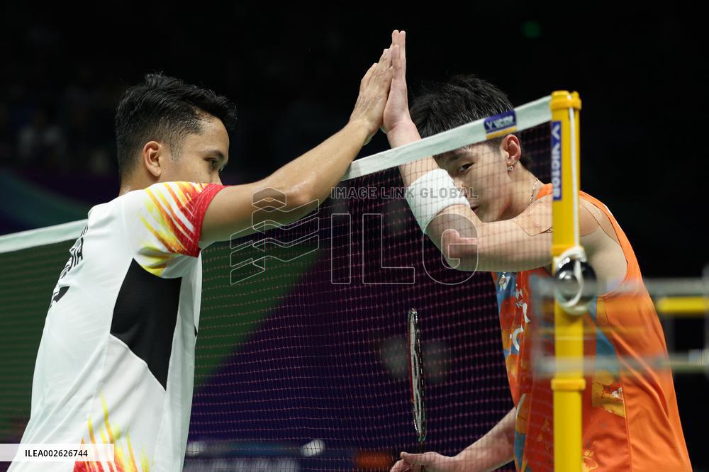 (SP)CHINA-CHENGDU-BADMINTON-THOMAS CUP-IINDONESIA VS THAILAND(CN)