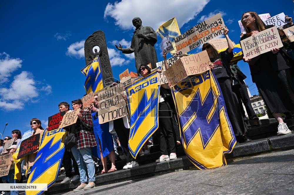 Action in support of POWs held in Lviv