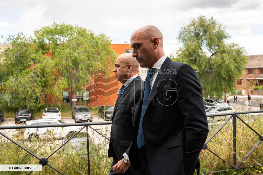 Luis Rubiales At The Court - Madrid