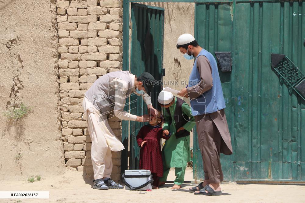 AFGHANISTAN-JAWZJAN-ANTI-POLIO-VACCINE
