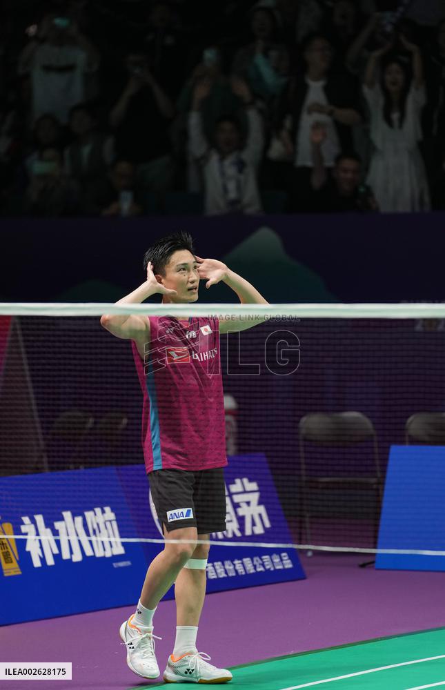 (SP)CHINA-CHENGDU-BADMINTON-THOMAS CUP-JAPAN VS GERMANY (CN)