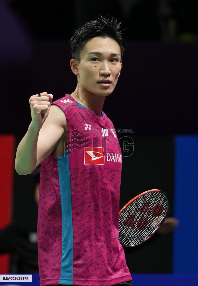 (SP)CHINA-CHENGDU-BADMINTON-THOMAS CUP-JAPAN VS GERMANY (CN)