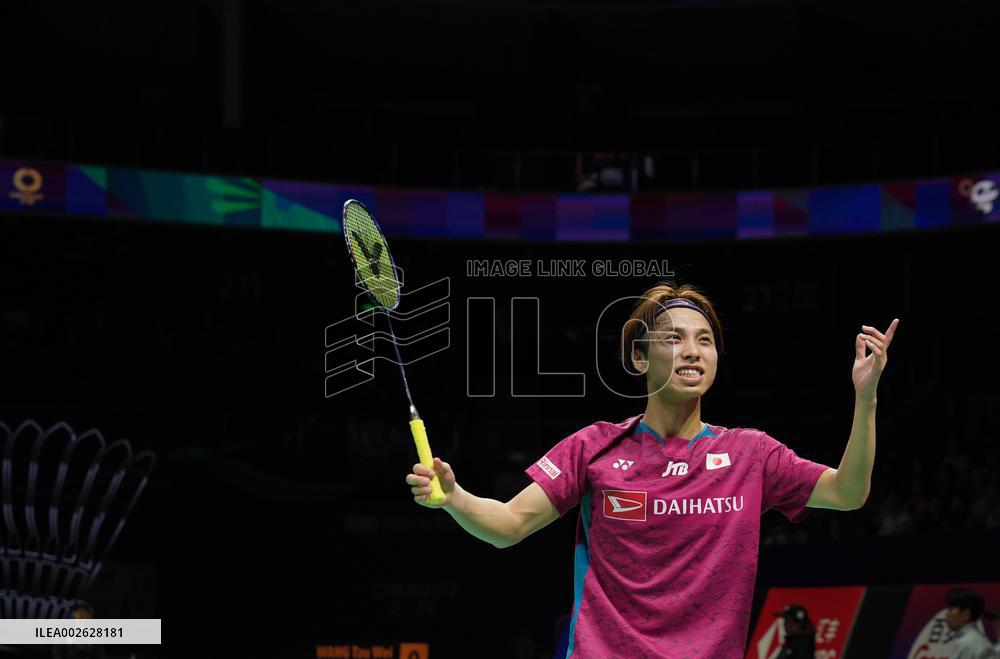 (SP)CHINA-CHENGDU-BADMINTON-THOMAS CUP-JAPAN VS GERMANY (CN)