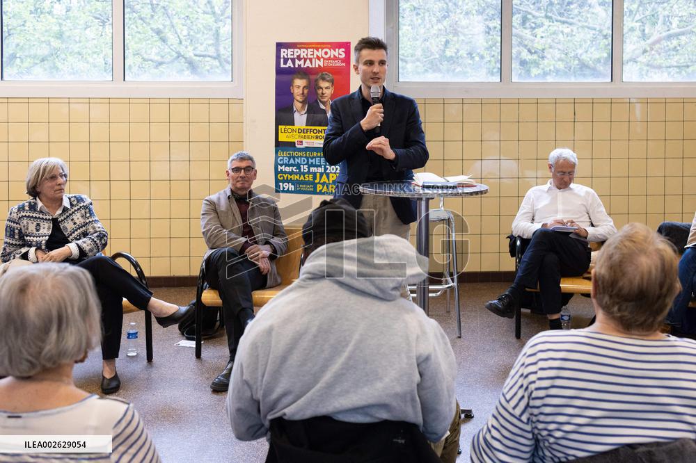 PCF Meeting for the European Elections - Malakoff