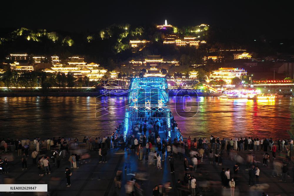 CHINA-GANSU-LANZHOU-NIGHT ECONOMY-TOURISM (CN)