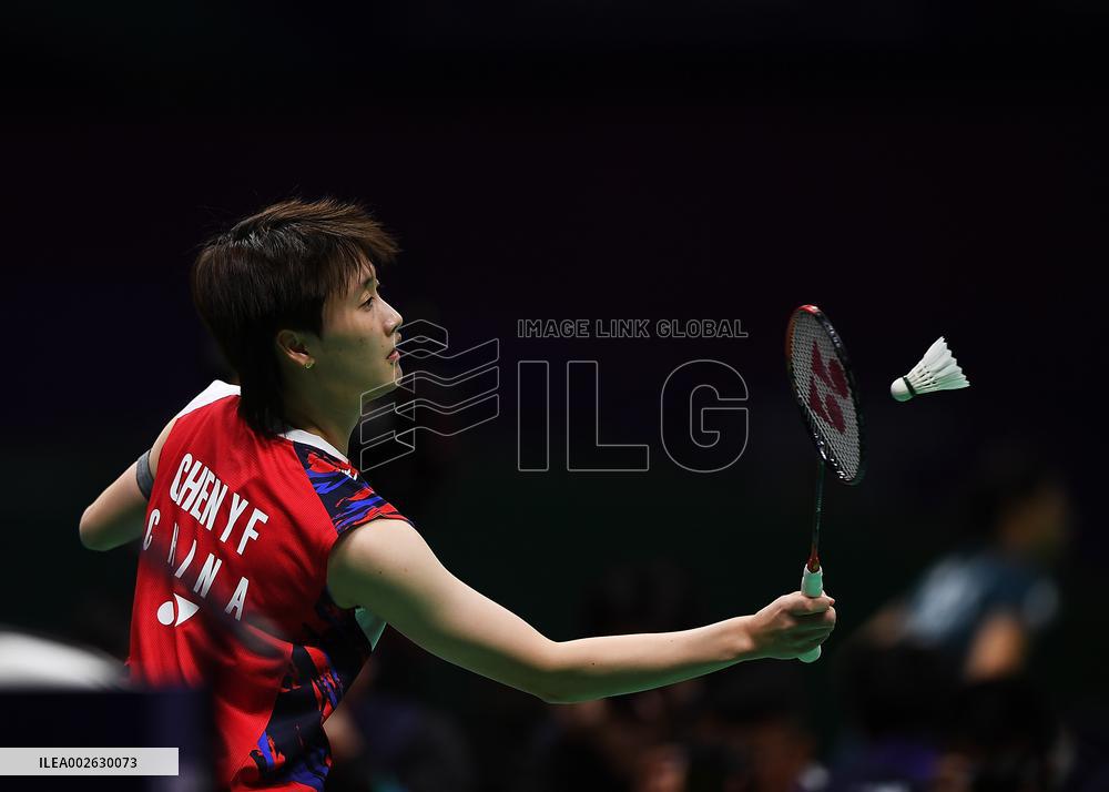 (SP)CHINA-CHENGDU-BADMINTON-UBER CUP-CHINA VS INDIA(CN)