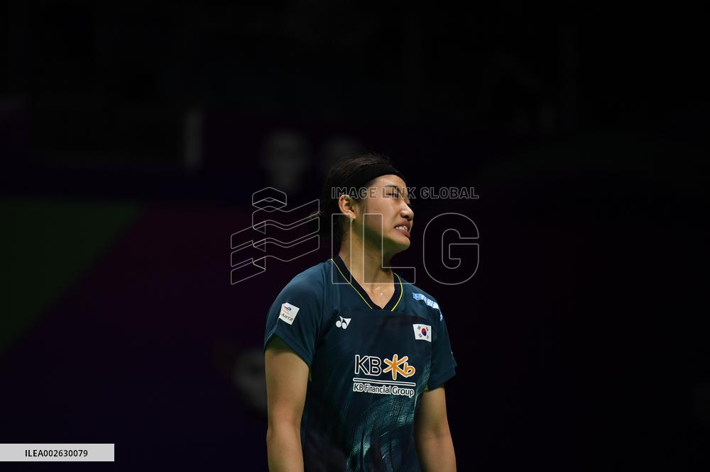 (SP)CHINA-CHENGDU-BADMINTON-UBER CUP-KOR VS DEN(CN)