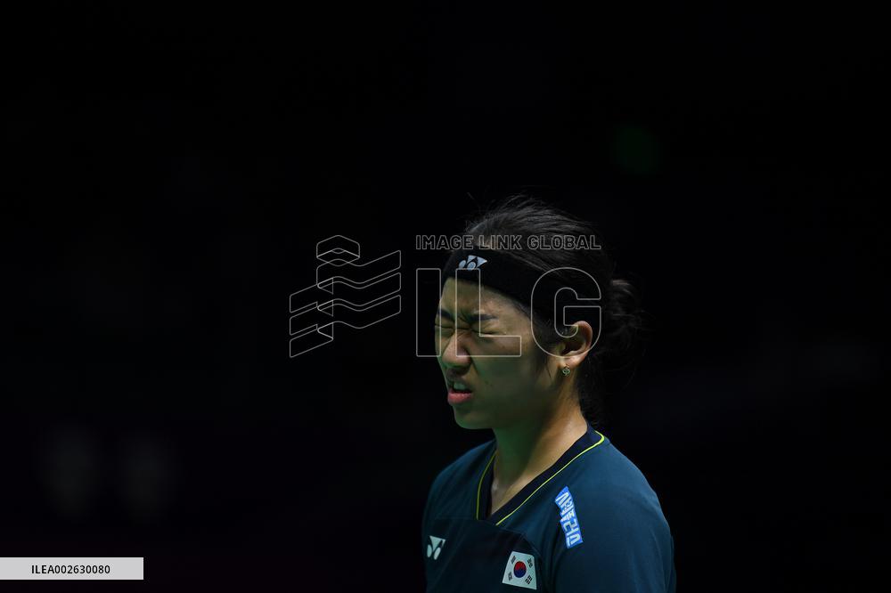 (SP)CHINA-CHENGDU-BADMINTON-UBER CUP-KOR VS DEN(CN)