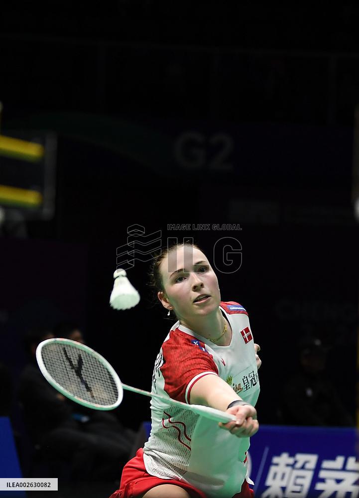 (SP)CHINA-CHENGDU-BADMINTON-UBER CUP-KOR VS DEN(CN)