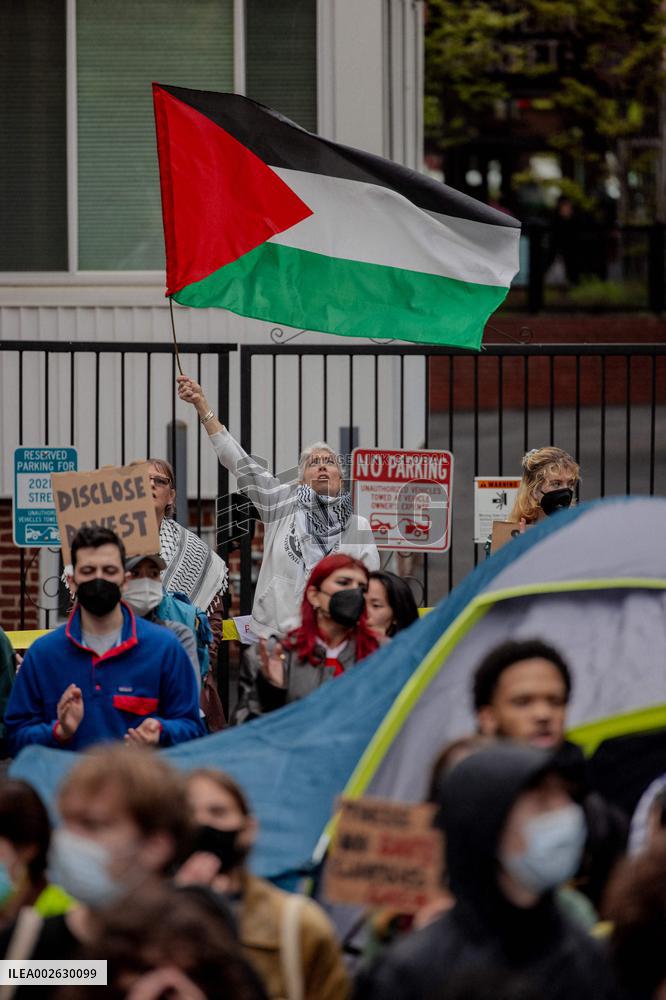 GW University Faces Ongoing Campus Protests - Washington