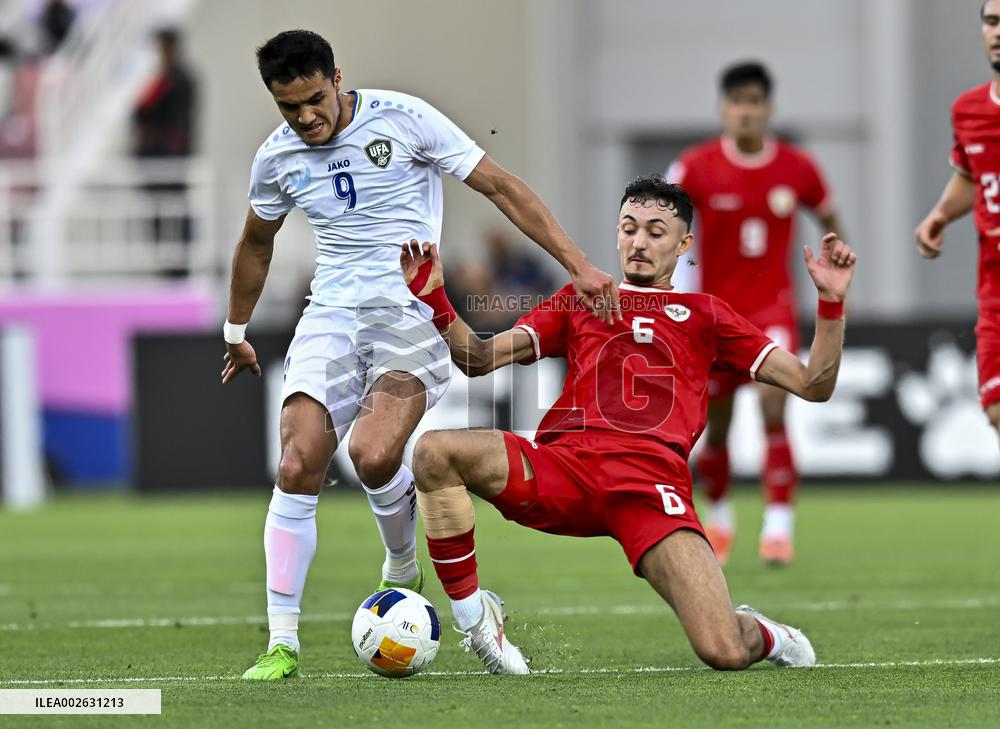 (SP)QATAR-DOHA-FOOTBALL-AFC U23-UZBEKISTAN VS INDONESIA