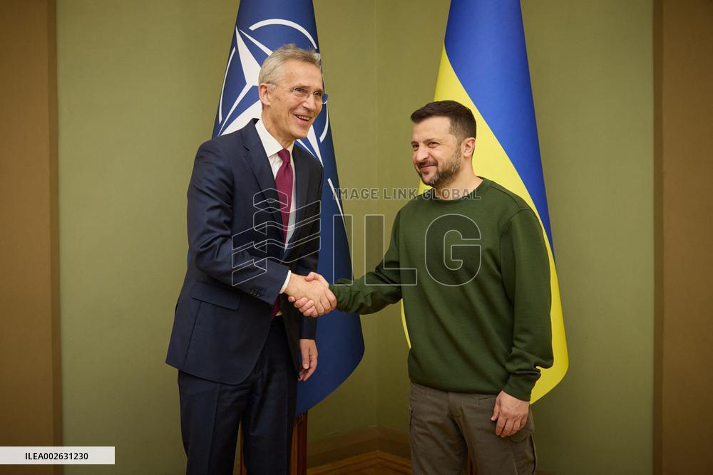 NATO Secretary General Stoltenberg Visits Kyiv