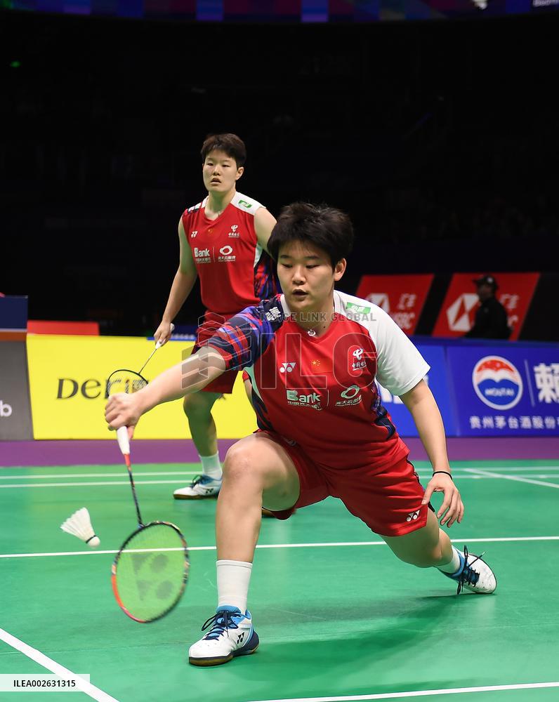 (SP)CHINA-CHENGDU-BADMINTON-UBER CUP-CHINA VS INDIA(CN)