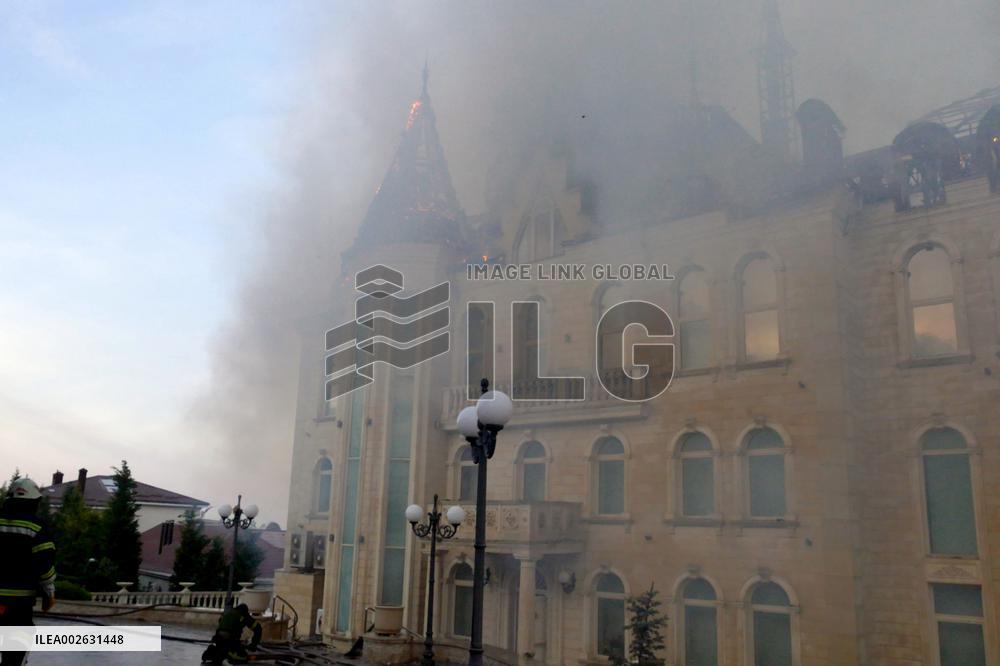 Russian missile attack on Odesa