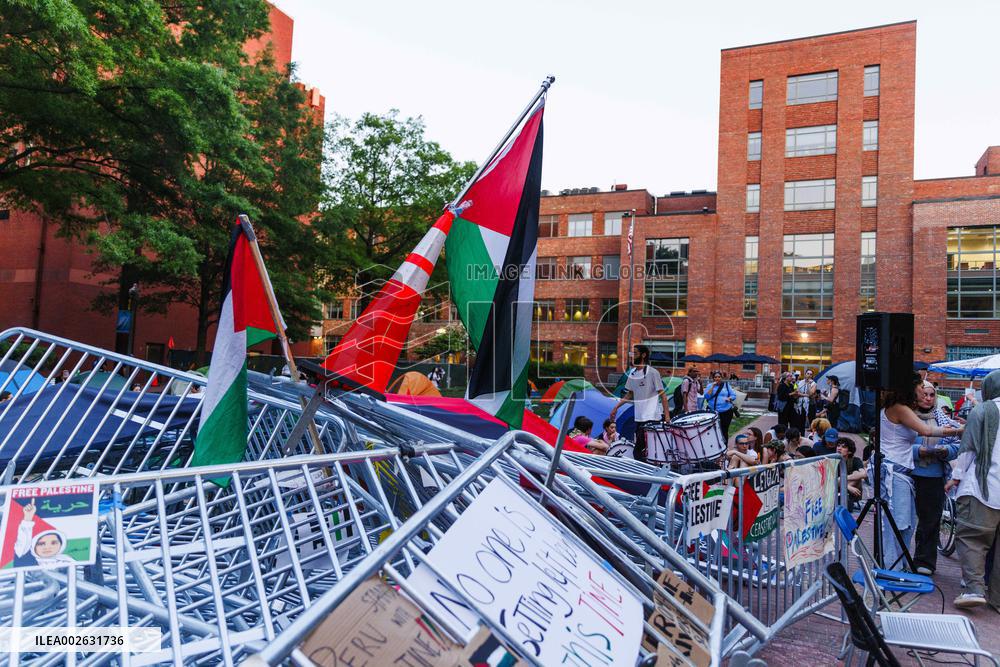 U.S.-WASHINGTON D.C.-PRO-PALESTINIAN PROTEST