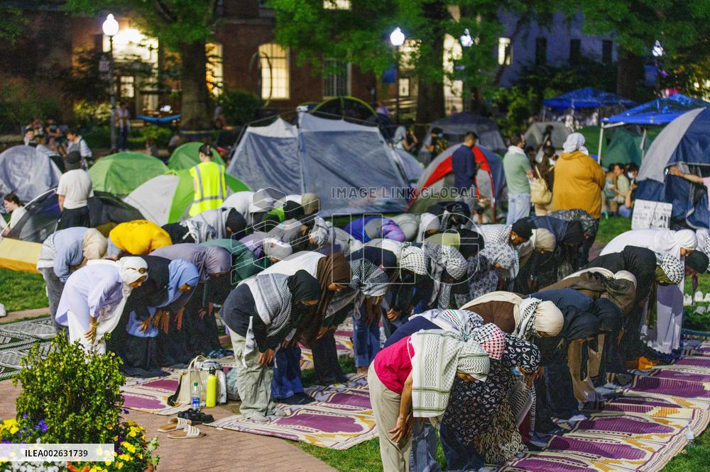 U.S.-WASHINGTON D.C.-PRO-PALESTINIAN PROTEST