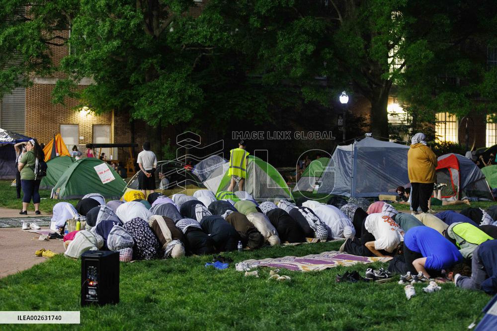 U.S.-WASHINGTON D.C.-PRO-PALESTINIAN PROTEST