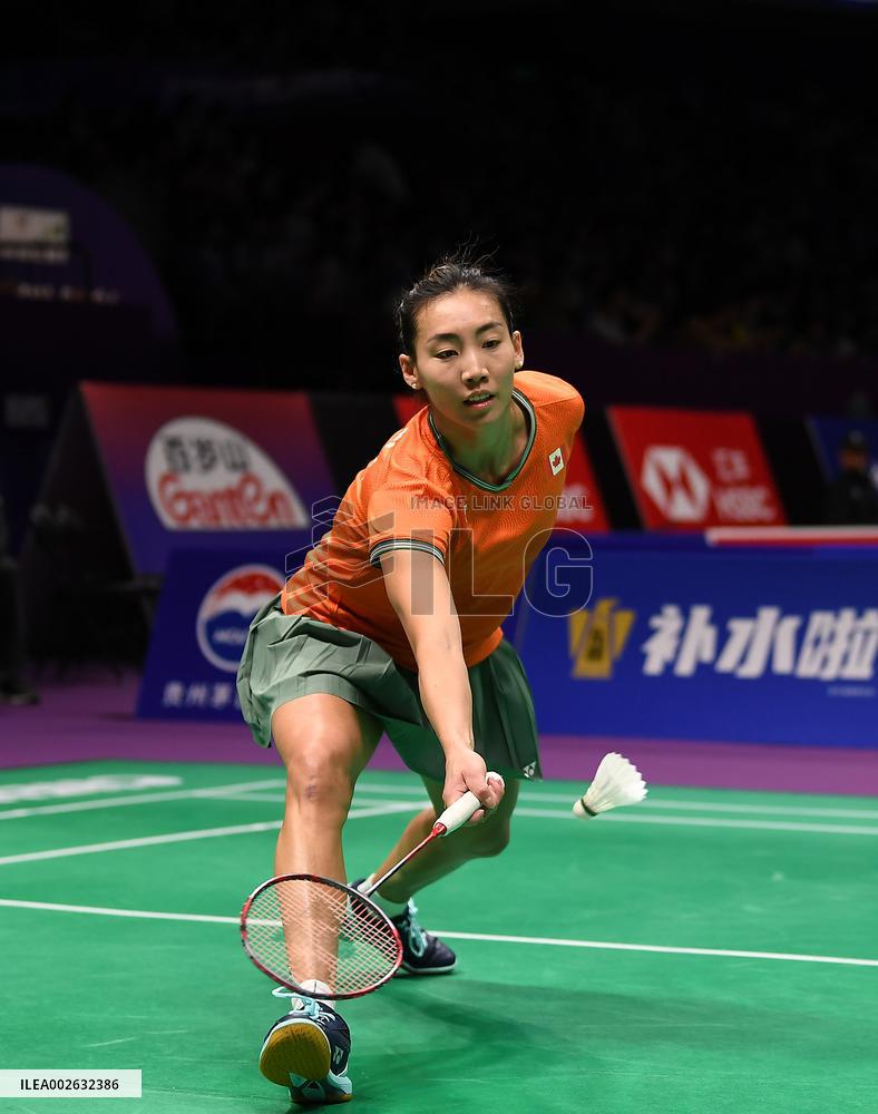 (SP)CHINA-CHENGDU-BADMINTON-UBER CUP-CAN VS SGP (CN)