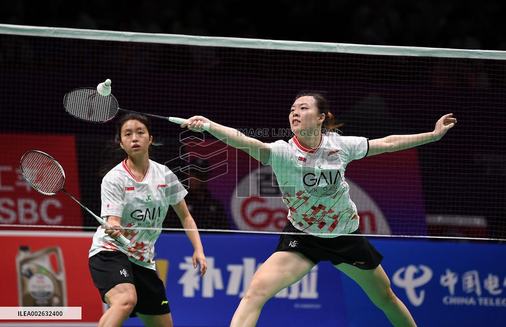 (SP)CHINA-CHENGDU-BADMINTON-UBER CUP-CAN VS SGP (CN)