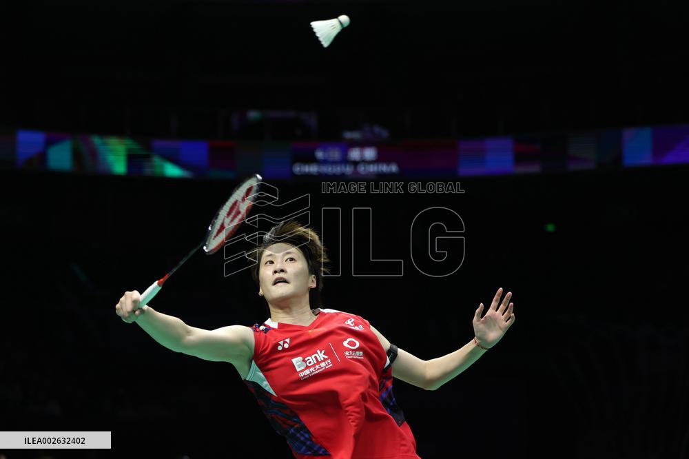 (SP)CHINA-CHENGDU-BADMINTON-UBER CUP-CHINA VS INDIA(CN)