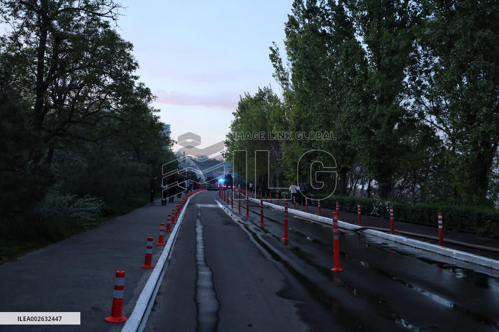 Russian missile attack on Odesa