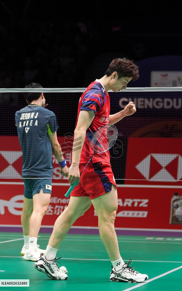 (SP)CHINA-CHENGDU-BADMINTON-THOMAS CUP-CHINA VS SOUTH KOREA (CN)