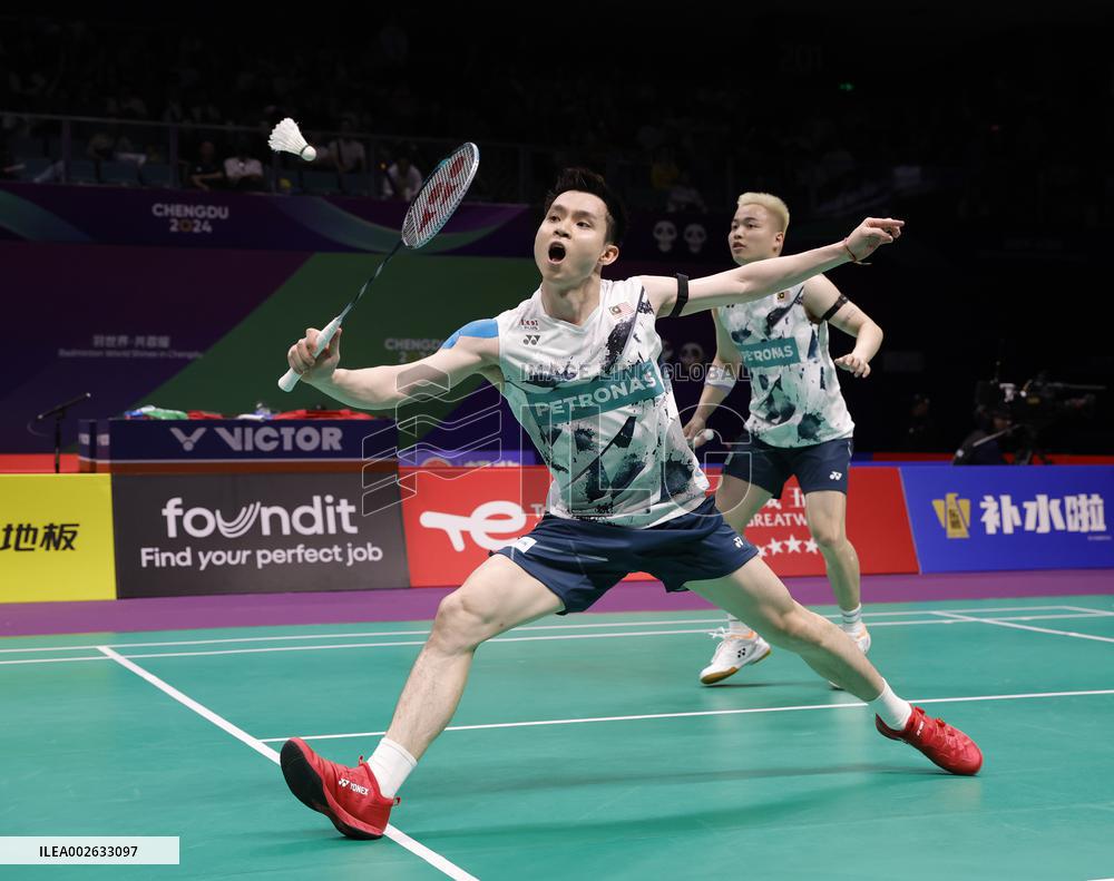 (SP)CHINA-CHENGDU-BADMINTON-THOMAS CUP-DENMARK VS MALAYSIA (CN)