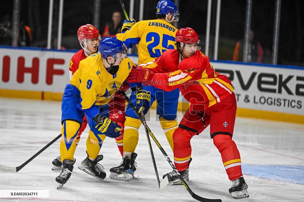 (SP)LITHUANIA-VILNIUS-2024 IIHF ICE HOCKEY WORLD CHAMPIONSHIP-CHN VS UKR