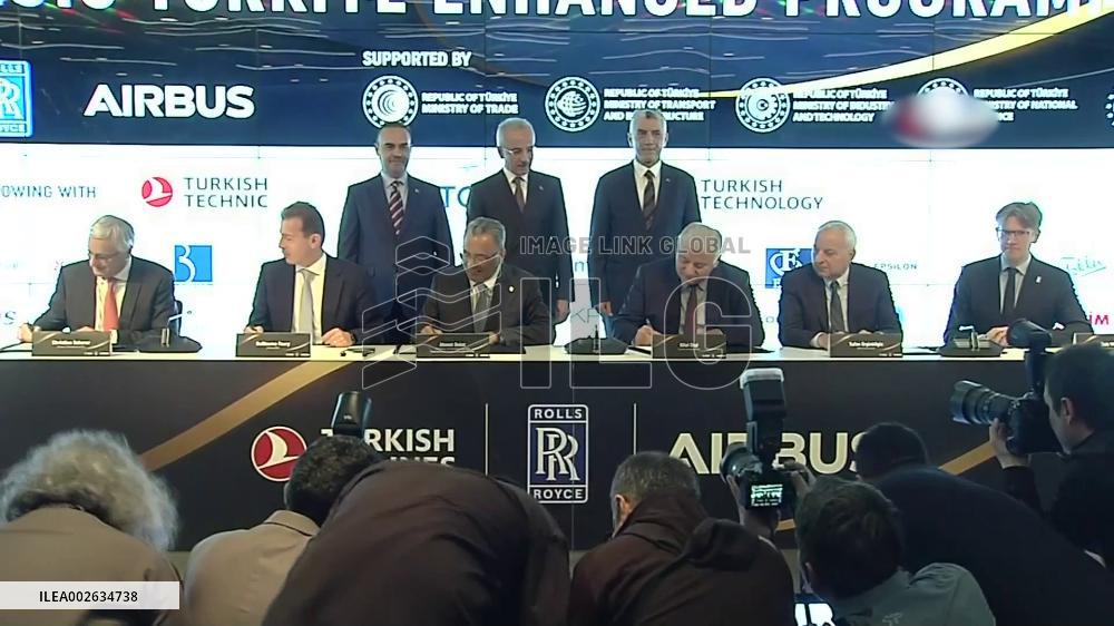 Turkish Airlines inks deal with Airbus, Rolls-Royce