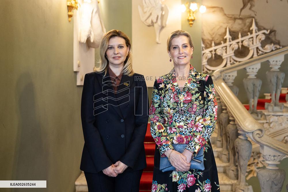 Duchess Of Edinburgh First Royal To Visit Ukraine Since Russia's Invasion - Kyiv