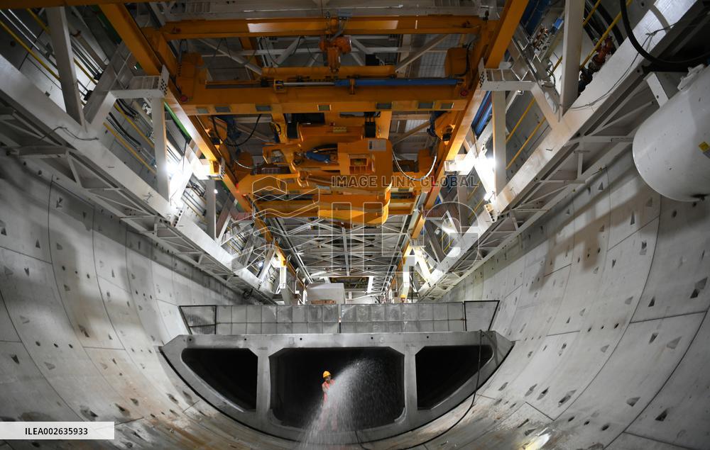 Nanchang-Jiujiang Intercity Railway Tianxiang Avenue tunnel Construction