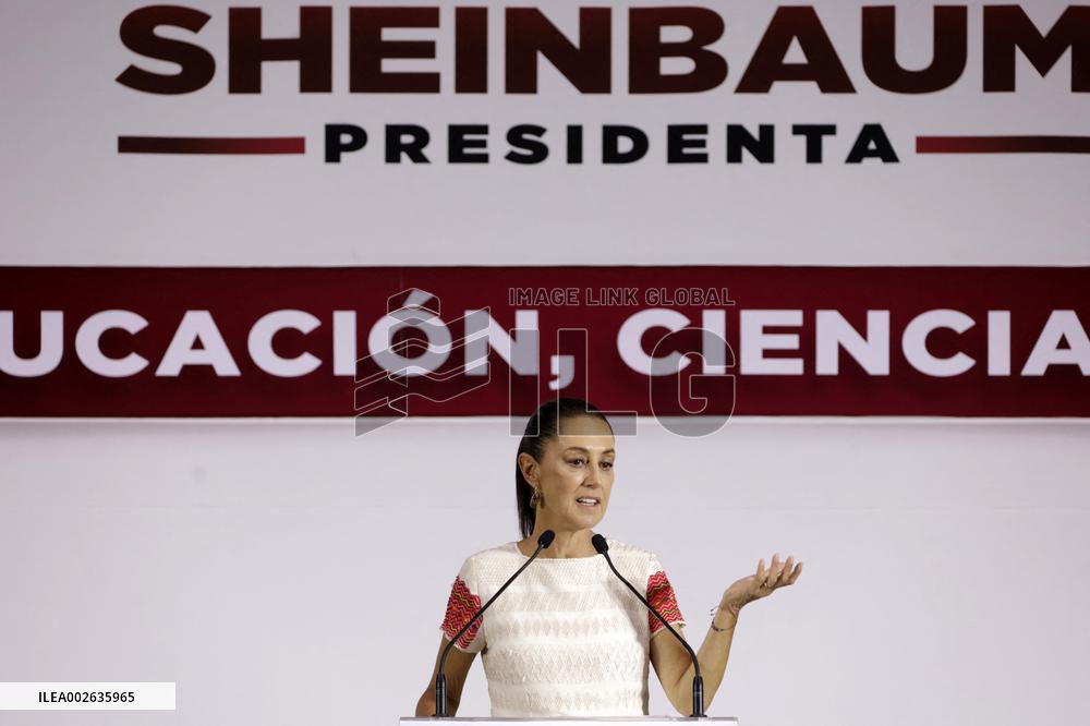 Presidential Candidate Claudia Sheinbaum Campaigns - Mexico