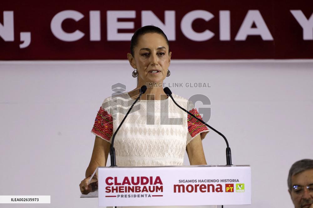 Presidential Candidate Claudia Sheinbaum Campaigns - Mexico