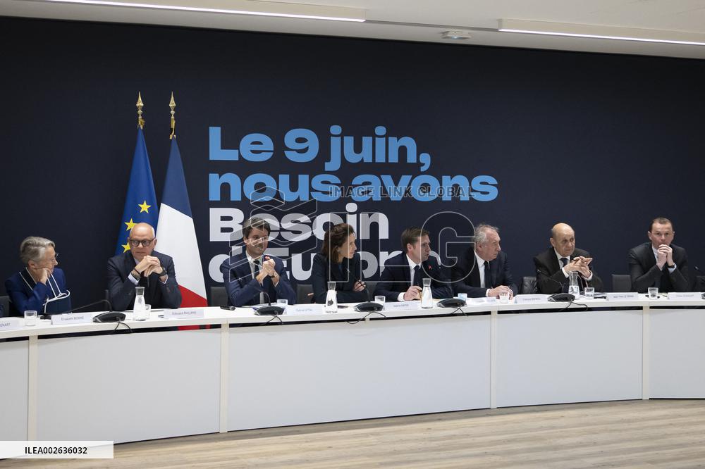 Besoin d'Europe (Need Europe) political committee - Paris
