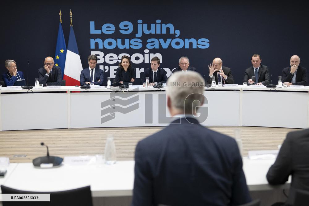 Besoin d'Europe (Need Europe) political committee - Paris