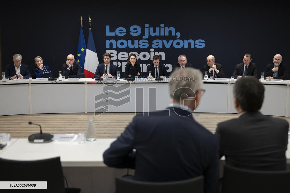 Besoin d'Europe (Need Europe) political committee - Paris