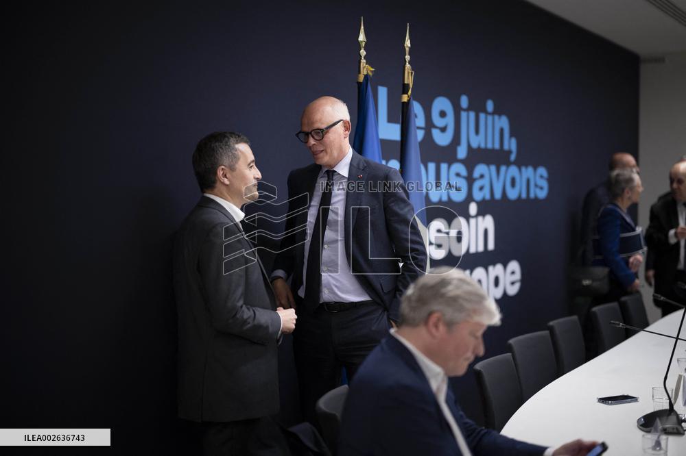 Besoin d'Europe (Need Europe) political committee - Paris