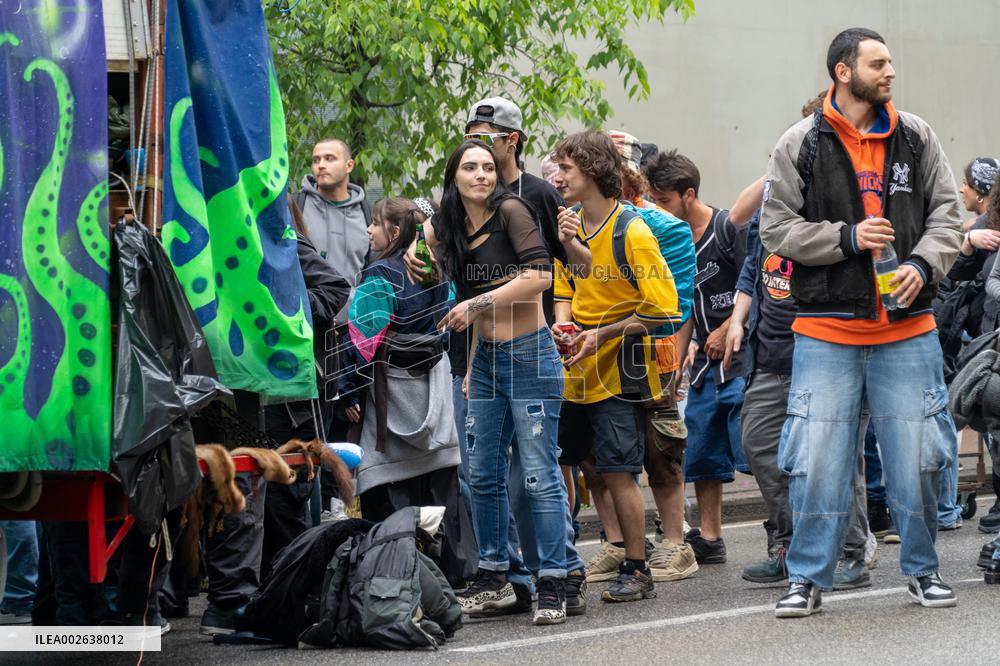 Wish Parade protests against the anti-Rave law