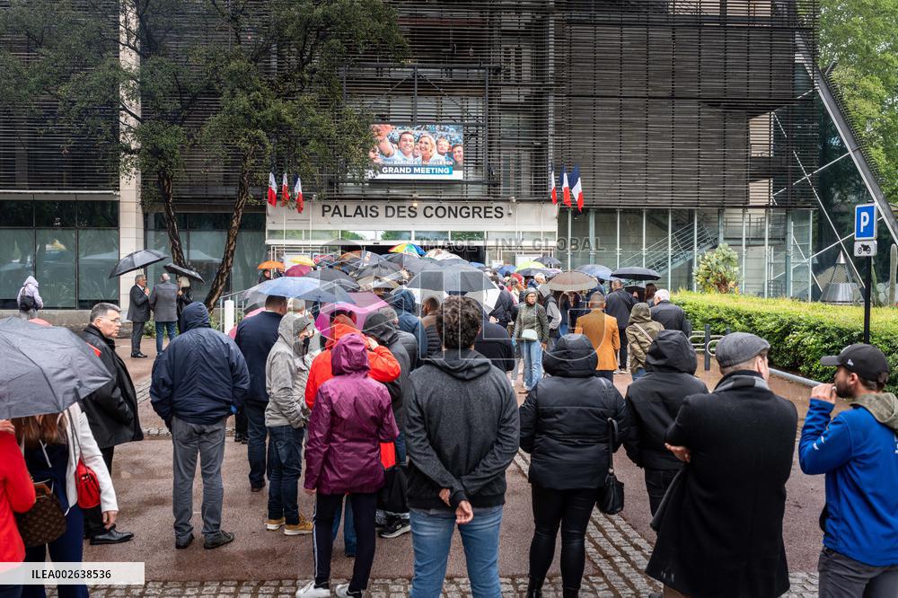 RN's campaign meeting to European elections - Perpignan