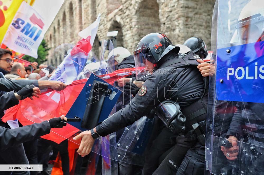 Police Attack May Day Demonstration In Istanbul